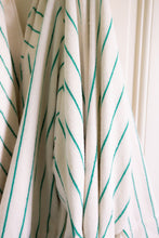 Drap de plage Naram pure white & grass- BONGUSTA - THE NICE FLEET