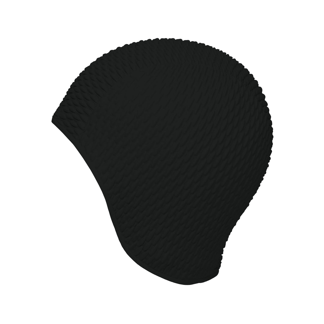 Bonnet de bain rétro noir - KORES THE NICE FLEET