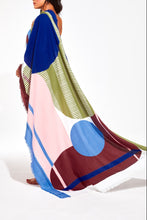 Drap de plage Abstract Kaki Rose - MAPOÉSIE PARIS - THE NICE FLEET