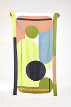 Drap de plage Abstract Lime - MAPOÉSIE PARIS - THE NICE FLEET