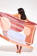 Drap de plage Abstract Rose - MAPOÉSIE PARIS - THE NICE FLEET